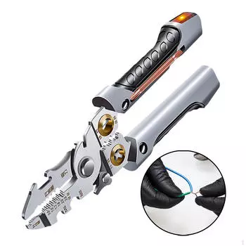Многофункциональный инструмент для зачистки проводов, обжимной инструмент, резак, зажимной кабельный обжимной инструмент