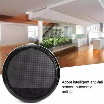 Многофункциональный интеллектуальный робот-пылесос с ультрафиолетовым светом для домашнего офиса(черный )