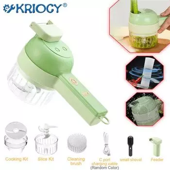Многофункциональный измельчитель для еды, электрическая 40 Вт овощерезка, измельчитель, беспроводная дробилка для чеснока, измельчитель, кухонные гаджеты