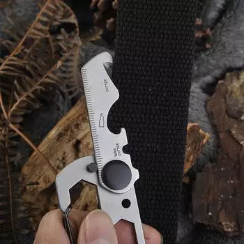 Многофункциональный карабин для скалолазания Edc брелок снаряжение для отдыха на природе инструменты для кемпинга походы