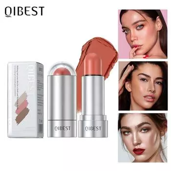 Многофункциональный карандаш для макияжа, хайлайтер, румяна, контурирующий жемчуг, матовый, естественное осветление лица, легко наносится, цветной макияж