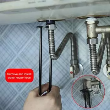 Многофункциональный ключ для раковины, прочный кран из углеродистой стали с вращением на 360 градусов A