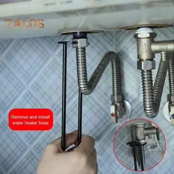 Многофункциональный ключ для раковины, прочный, углеродистая сталь, вращающийся на 360 градусов, инструмент для крана, гибкий сантехнический ключ A