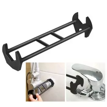 Многофункциональный ключ для раковины, шестигранный ключ с четырьмя челюстями, сантехнический инструмент для крана, универсальный двусторонний ключ, смеситель для раковины, сантехника A