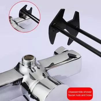 Многофункциональный ключ для раковины Yousheng, прочный углеродистый стальной вращающийся на 360 градусов инструмент для крана, гибкий сантехнический ключ A