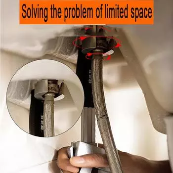 Многофункциональный ключ для ванной комнаты, разводной двухсторонний гаечный ключ, ключ для водопроводного крана, ручные инструменты для ремонта ванной комнаты