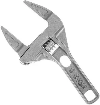 Многофункциональный ключ для ванной комнаты с короткой ручкой, широкое отверстие для гаек 6-68 мм