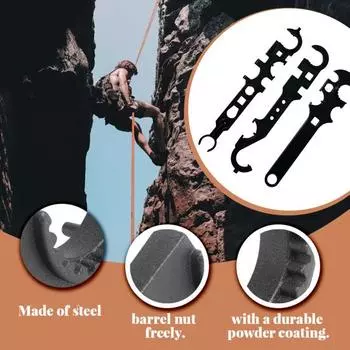 Многофункциональный ключ с эргономичной ручкой, нержавеющий, устойчивый к коррозии, промышленное обслуживание, солнцезащитное кольцо, аксессуары для динамометрического ключа A