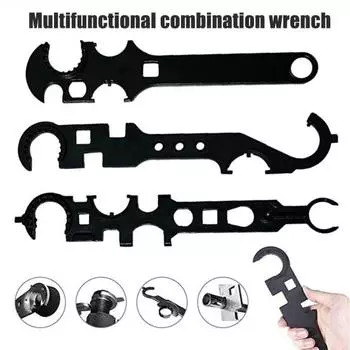 Многофункциональный ключ с эргономичной ручкой, нержавеющий, устойчивый к коррозии, промышленное обслуживание, солнцезащитное кольцо, аксессуары для динамометрического ключа