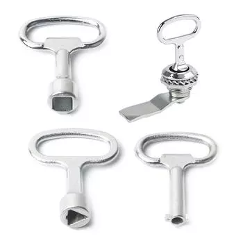 Многофункциональный ключ Utilities, универсальный ключ, треугольный/квадратный/круглый ключ для электрического шкафа управления, простой в использовании C