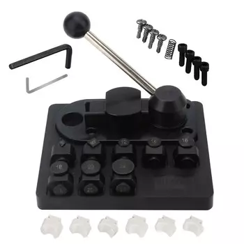 Многофункциональный кольцевой станок: Инструмент для изготовления колец с нейлоновыми матрицами для легкого сгибания колец и сережек