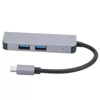 Многофункциональный концентратор типа C HDMI 2x USB3.0 выходной адаптер док-станция алюминиевый сплав