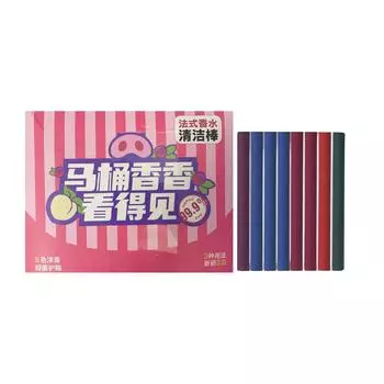 Многофункциональный концентрированный чистящий карандаш для туалета Чистящее средство для туалета в резервуаре для воды Чистящее средство для туалетного бачка Чистящий парфюмированный карандаш Длительная свежесть One Size