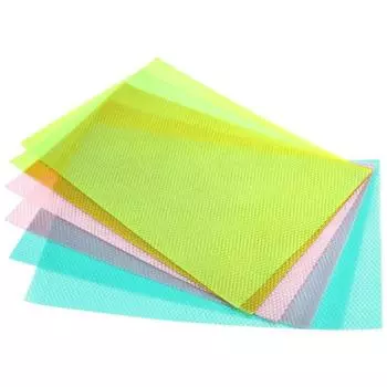 Многофункциональный коврик для холодильника, водонепроницаемый коврик для холодильника, упаковка из 6 ковриков для холодильника One Size