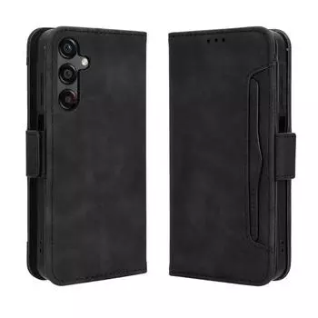 Многофункциональный кожаный чехол-кошелек с отделением для карт для Samsung Galaxy M55 M15 M14 M34 M54, мягкая силиконовая противоударная защитная задняя крышка For Samsung M55 5G коричневый