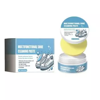 Многофункциональный крем для чистки обуви Shoes Free Cleaning Cream One Size