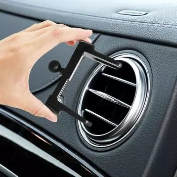 Многофункциональный кронштейн GPS, круглый гравитационный кронштейн, зажим для воздухозаборника, автомобильные аксессуары, универсальный автомобильный зажим для воздухозаборника