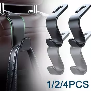 Многофункциональный крючок для автомобильного сиденья Автомобильные зажимы Подставка для хранения подголовников передних сидений Автомобильные вешалки для крепления Аксессуары для салона автомобиля