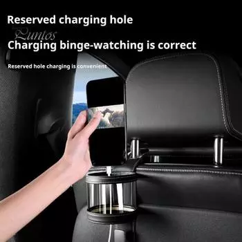 Многофункциональный крючок для подголовника автомобильного сиденья с подстаканником, простая установка, вешалка для сумок на подголовник заднего сиденья автомобиля, крючок для хранения оранжевый