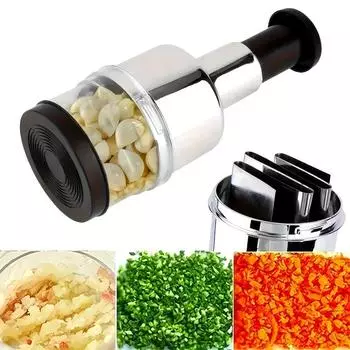 Многофункциональный кухонный инструмент, эффективный ручной чесночница, измельчитель овощей и лука, мини-измельчитель для домашней кухни, приготовления пищи