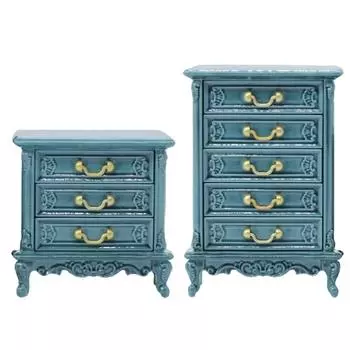 Многофункциональный кукольный домик Миниатюрный ящик Шкаф для дома Девочки Мальчики DIY Поделки