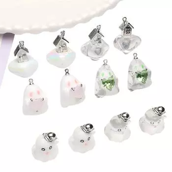 Многофункциональный кулон из смолы, браслет «сделай сам», ожерелье, серьги, ювелирные аксессуары 20x26mm 1pc/bag