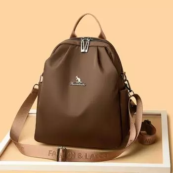 Многофункциональный легкий рюкзак женский большой емкости дорожный рюкзак школьный рюкзак для школьников чёрный