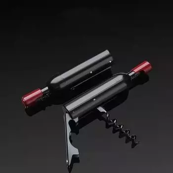 Многофункциональный магнит для открывания пива на холодильник, винные аксессуары, складной штопор для вина, шампанского, штопоры в форме бутылки