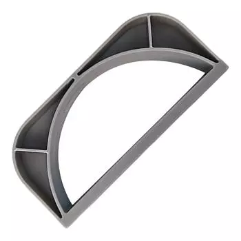 Многофункциональный магнитный держатель для ложки для льда для легкого доступа и организации на кухне или в баре с эргономичным дизайном серый