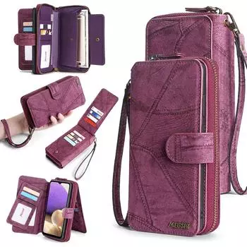 «Многофункциональный магнитный кожаный чехол-книжка для Huawei P30 Pro и Google Pixel 6 Pro»