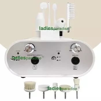 Многофункциональный массажер для лица, глубоко очищающая лифтинг-кисть, высокочастотное устройство, электротерапевтическая палочка, машина для удаления прыщей EU серебряный