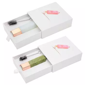 Многофункциональный массажер для лица с шестиугольной призмой и нефритом, роликовый подтягивающий лифтинг-массажер для лица Green