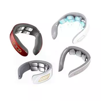 Многофункциональный массажер для шейного отдела позвоночника, массажер для шеи и протектор для шеи 809 белый