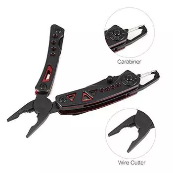 Многофункциональный мульти-щипцы, нож, тактический портативный зажим для кемпинга, набор инструментов для выживания
