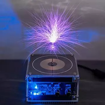 Многофункциональный музыкальный динамик Tesla Coil, беспроводная передача света, экспериментальные продукты для науки и образования