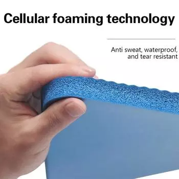 Многофункциональный наколенник для йоги, тренажерный зал, портативный коврик для плоского живота, складной коврик для йоги, антипот, спорт чёрный