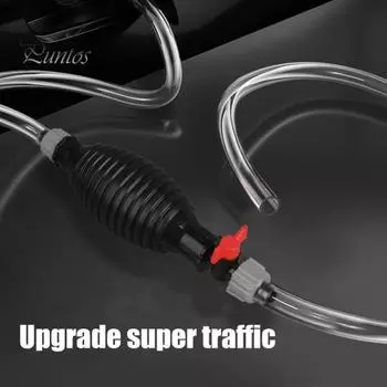 Многофункциональный насос для перекачки жидкости со шлангом из ПВХ, простой в использовании, легкий, портативный, ручной насос для перекачки топлива, насос для перекачки масляной жидкости 1M