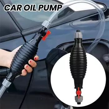 Многофункциональный насос для перекачки жидкости со шлангом из ПВХ, простой в использовании, легкий, портативный, ручной насос для перекачки топлива, насос для перекачки масляной жидкости 1M