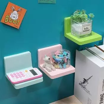 Многофункциональный настенный стеллаж для хранения, клейкий держатель для мыла «сделай сам», полки для кухни, ванной комнаты, без дрели для дистанционного управления, ключ