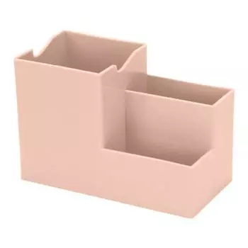 Многофункциональный настольный держатель для ручек, канцелярские принадлежности, инструменты для макияжа, органайзер, сплошной цвет, пластиковая коробка, настольный держатель для мобильного телефона, офисные, школьные принадлежности синий