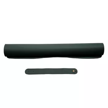 Многофункциональный настольный коврик Мягкий Водонепроницаемый и Маслостойкий Кожаный Письменный стол Коврик для мыши(Черный зеленый ) темно-зеленого