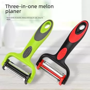 Многофункциональный нож для чистки и терки фруктов и овощей из нержавеющей стали 3 в 1 Peeler