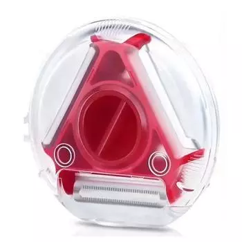 Многофункциональный нож для чистки овощей и фруктов 3 в 1, шинковка, овощечистка, картофель, яблоко, овощной артефакт, кухонная терка, многофункциональное лезвие для чистки красный