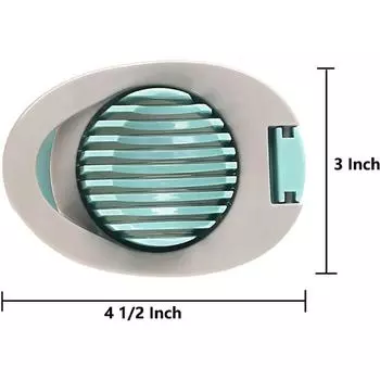 Многофункциональный нож для яиц из нержавеющей стали, фрукторезка, яйцерезка, нож для клубники, яиц, фруктов, грибов синий