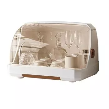 Многофункциональный органайзер для хранения, настольная подставка для хранения чашек, сушилка для чашек, пылезащитная стеклянная чашка для чая