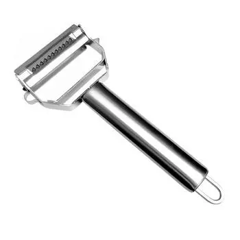 Многофункциональный овощечистка из нержавеющей стали, бытовой кухонный строгальный станок для дыни, овощечистка с двойной головкой, овощечистка, строгальный станок для фруктов и овощей