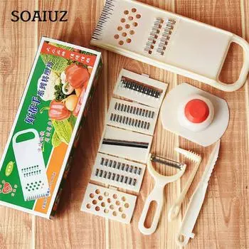 Многофункциональный овощерезный станок для нарезки картофеля, набор из 11 предметов белый