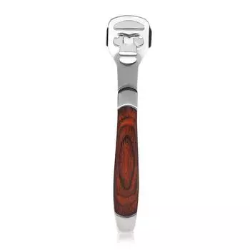 Многофункциональный педикюрный инструмент с деревянной ручкой для удаления омертвевшей кожи, скребок для ног (Скребок для ног)