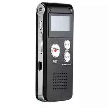 Многофункциональный перезаряжаемый цифровой аудио диктофон 8 ГБ MP3-плеер