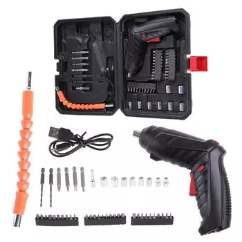 Многофункциональный перезаряжаемый мини-набор отверток, электрический инструмент, электрический молоток, аккумуляторная дрель, электрическая отвертка DIY